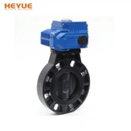 Поворотний клапан з ПВХ з електроприводом