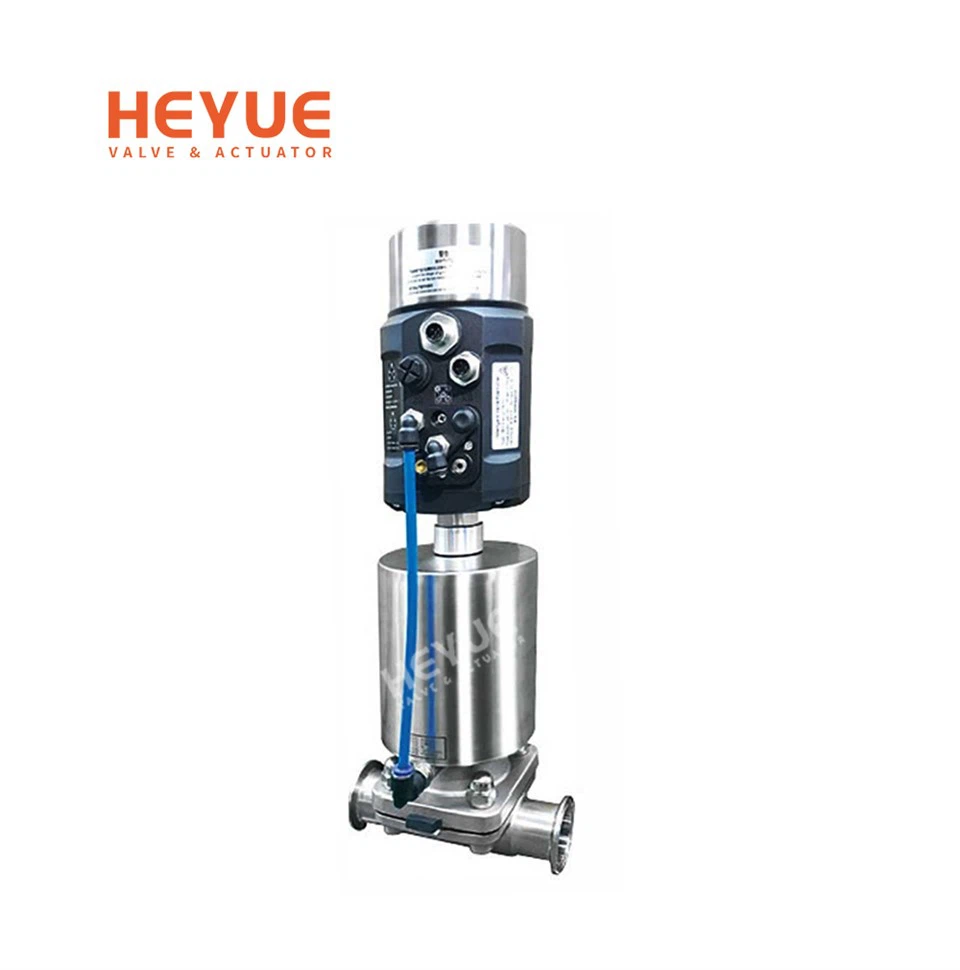 Санітарний пневматичний мембранний клапан